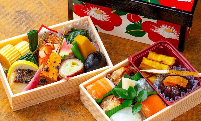 椿-TSUBSKI-花手箱弁当