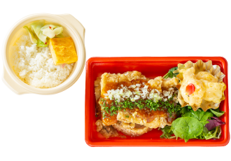 鶏肉の油淋ソース弁当