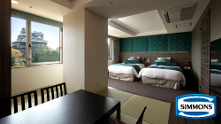 Japanese-Western-style Room with a beautiful view of the castle