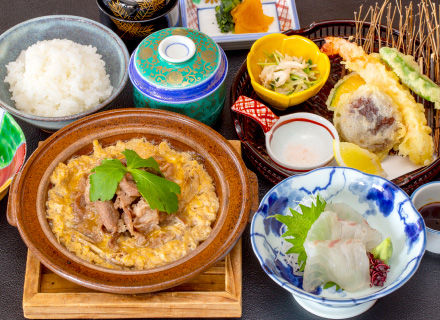 黒毛和牛の柳川鍋御膳